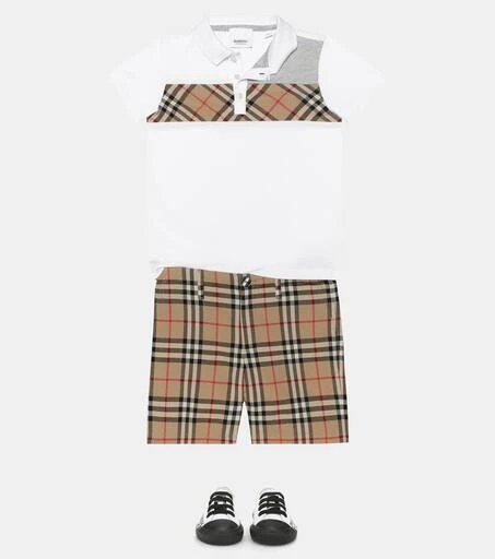 商品Burberry|Vintage Check棉质短裤,价格¥1116,第2张图片详细描述