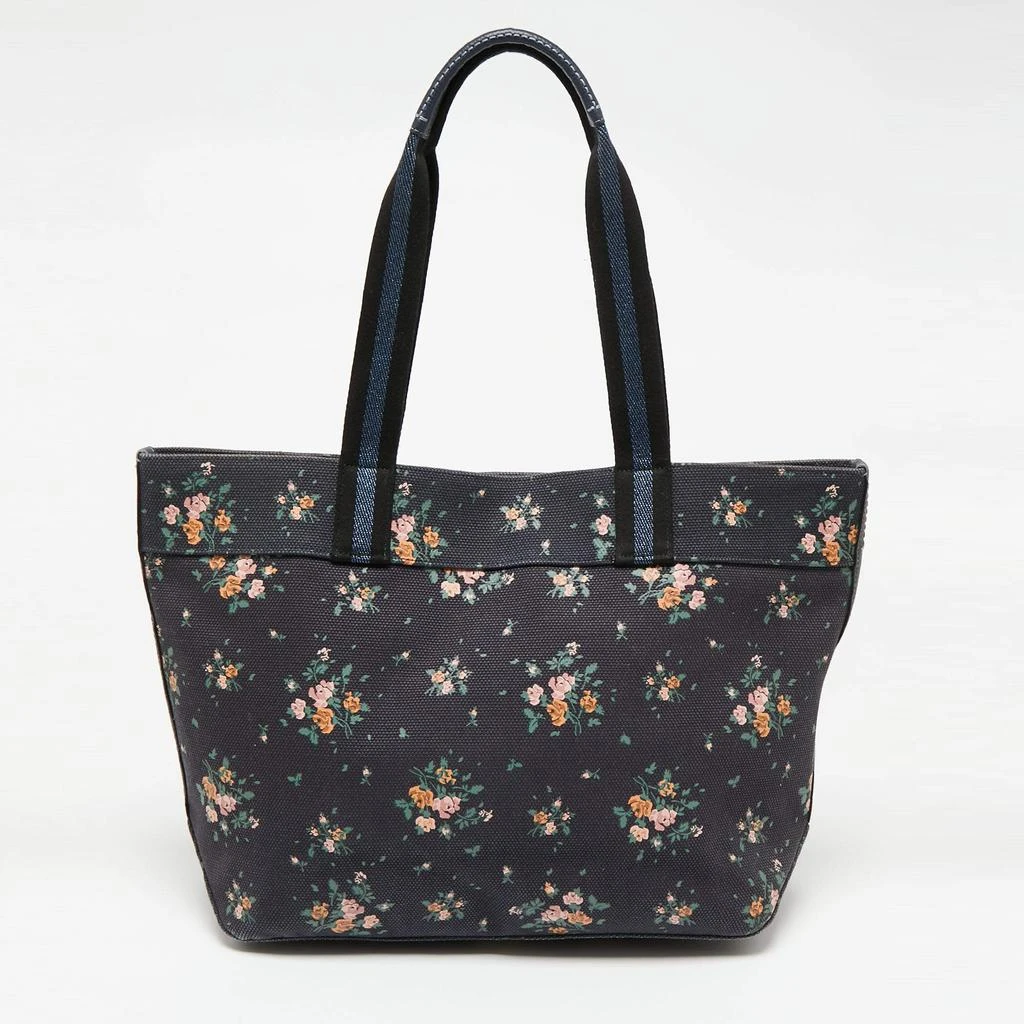 商品[二手商品] Coach|Coach x Disney Navy Blue Rose Bouquet Print and Thumper Canvas Tote,价格¥875,第4张图片详细描述