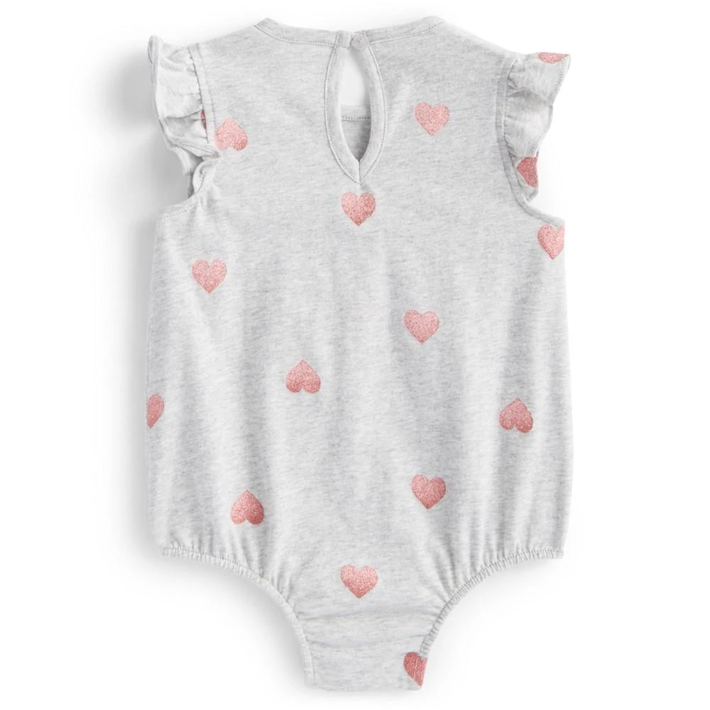商品First Impressions|Baby Girls Heart Sunsuit, Created for Macy's,价格¥56,第2张图片详细描述