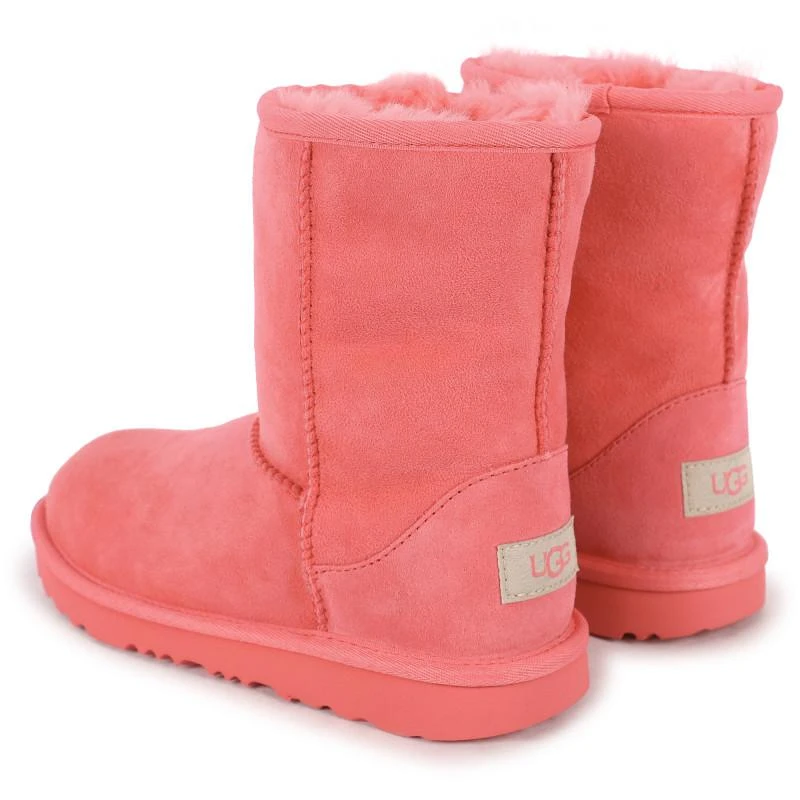 商品UGG|Logo leather boots in pink,价格¥1033,第2张图片详细描述