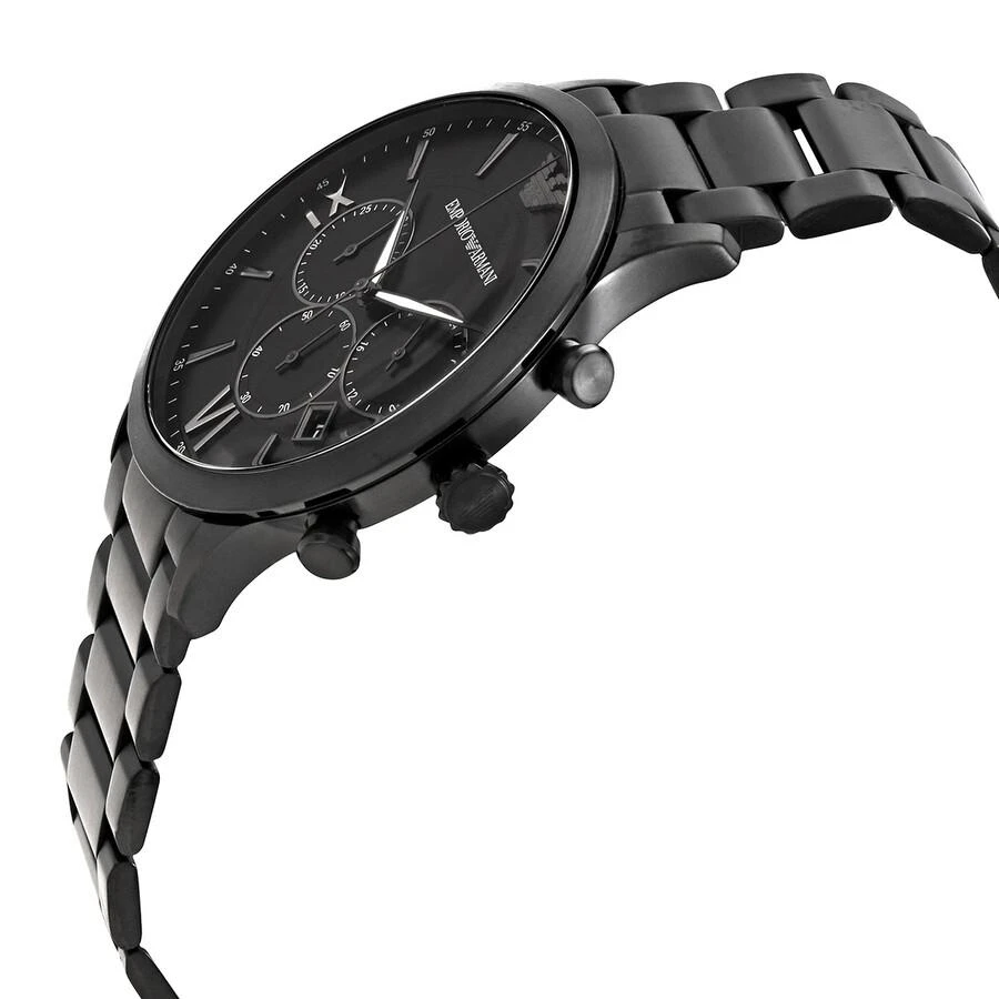 商品Emporio Armani|Chronograph Quartz Black Dial Men's Watch AR11349,价格¥1456,第2张图片详细描述