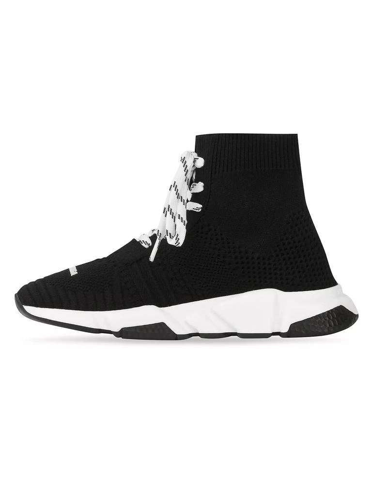 商品Balenciaga|Little Kid's & Kid's Speed Lace-up Recycled Knit Sneaker,价格¥3602,第3张图片详细描述