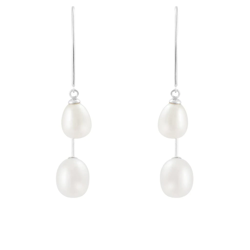 商品Splendid Pearls|7-8mm Double Pearl Earrings,价格¥400,第2张图片详细描述