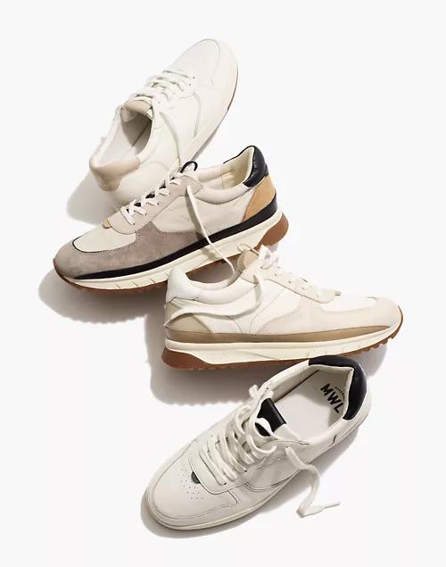 Kickoff Trainer Sneakers in (Re)sourced Canvas and Suede商品第5张图片规格展示