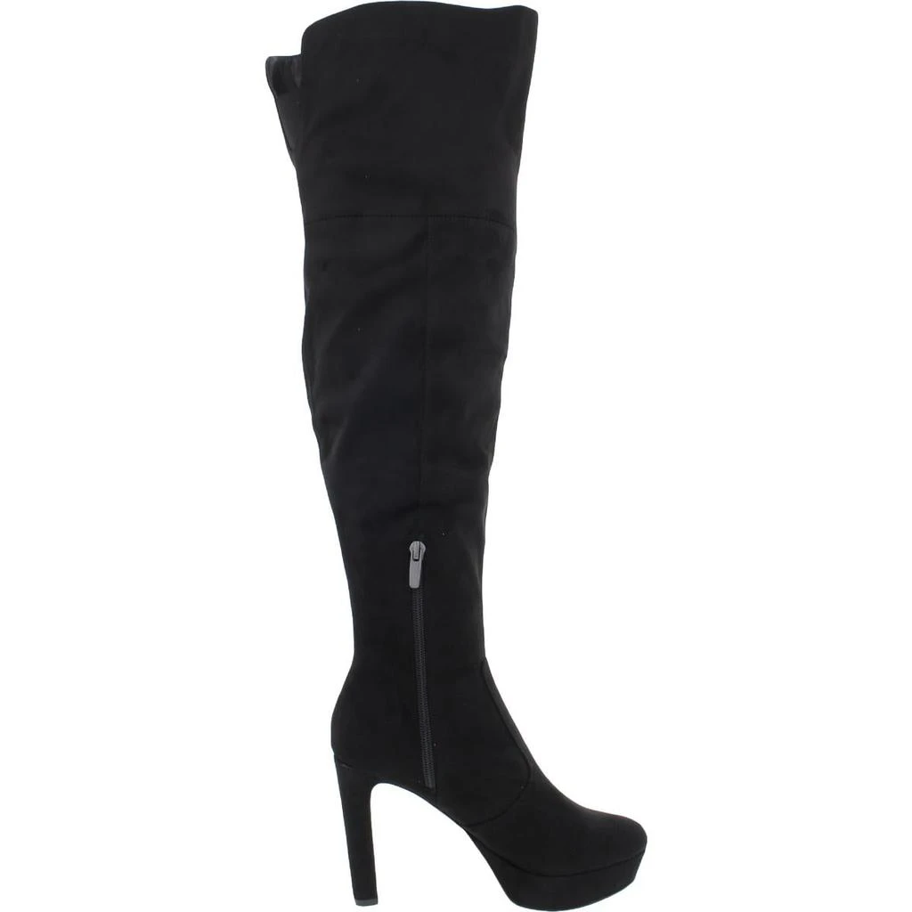 商品Nine West|Nine West Womens Gotcha 2 Zipper Platforms Knee-High Boots,价格¥131,第3张图片详细描述