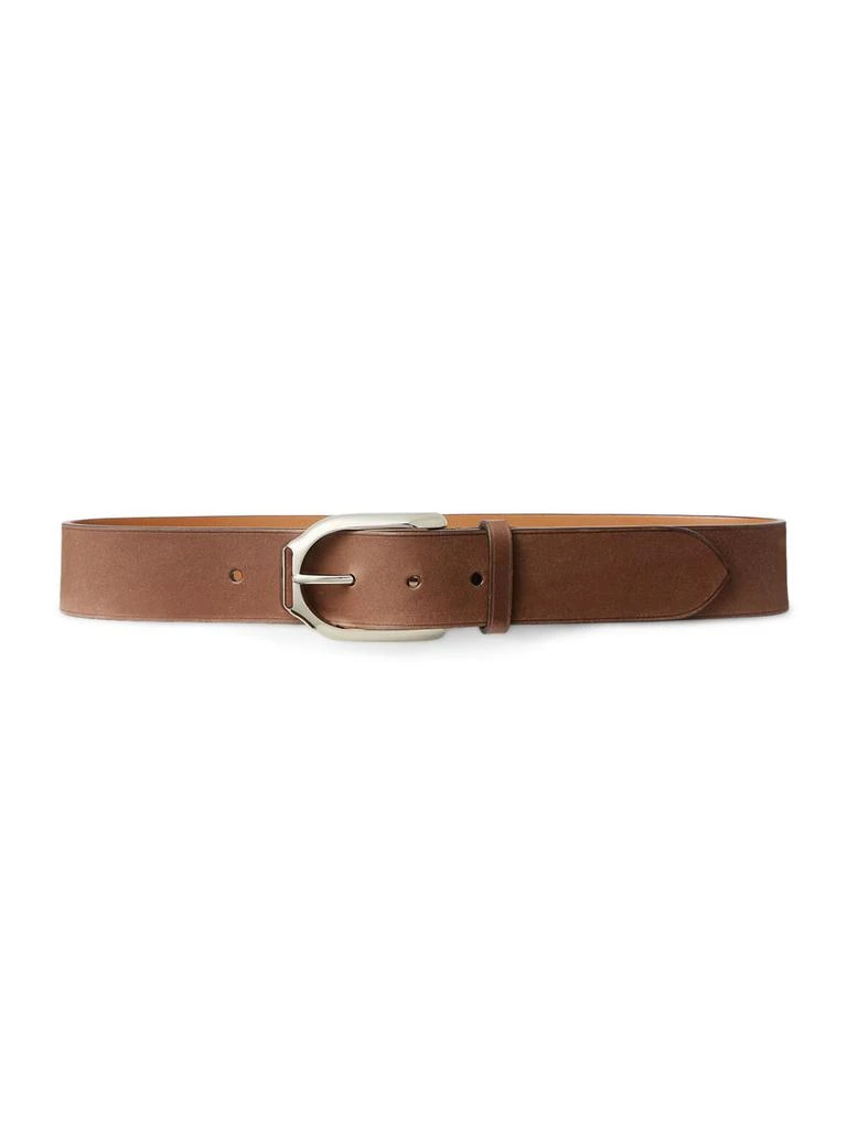 商品Ralph Lauren|Stirrup Leather Belt,价格¥1136,第1张图片