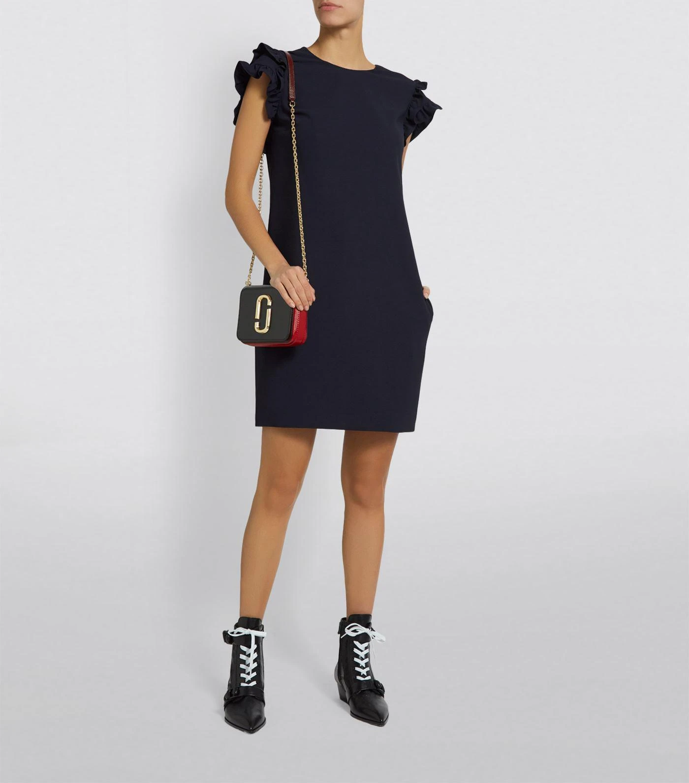 商品Victoria Beckham|Ruffle Sleeve Dress,价格¥4868,第4张图片详细描述