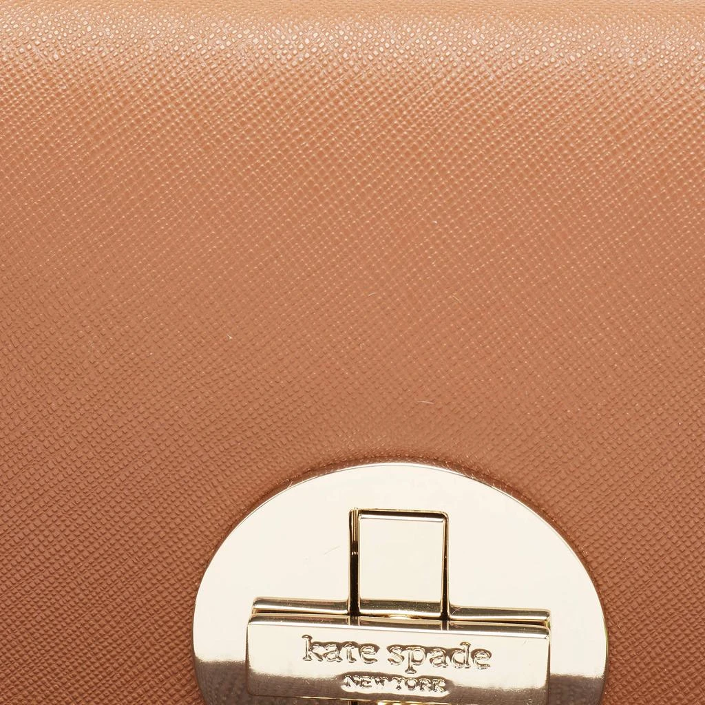 商品[二手商品] Kate Spade|Kate Spade Brown Leather Flap Sally Crossbody Bag,价格¥821,第5张图片详细描述