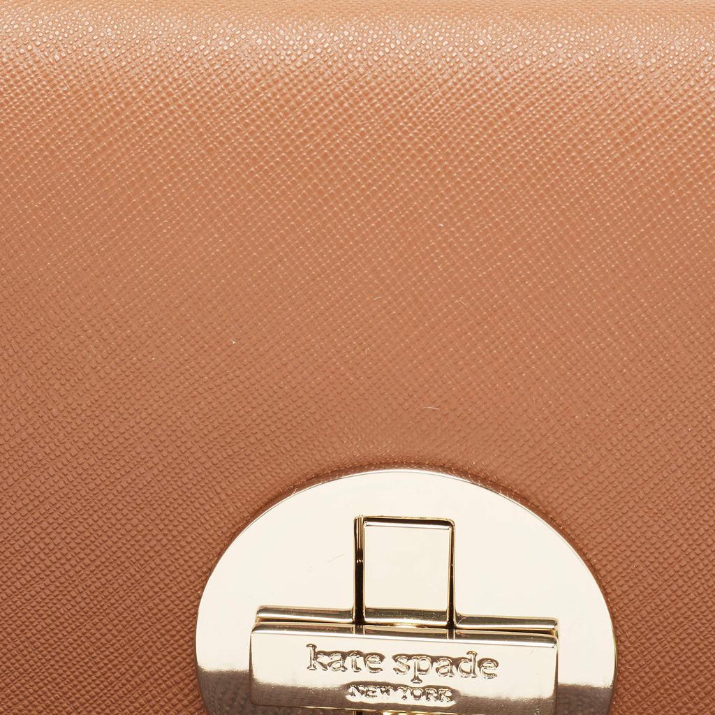 商品[二手商品] Kate Spade|Kate Spade Brown Leather Flap Sally Crossbody Bag,价格¥909,第7张图片详细描述