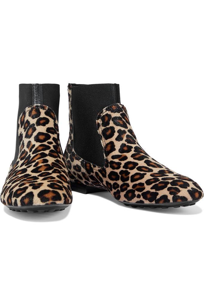 商品Tod's|Leopard-print calf hair ankle boots,价格¥2707,第4张图片详细描述
