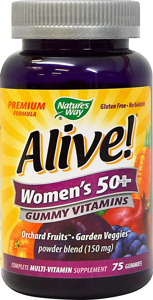 商品Nature's Way|Alive! Women's 50+ Gummy Multi Vitamin,价格¥125,第1张图片