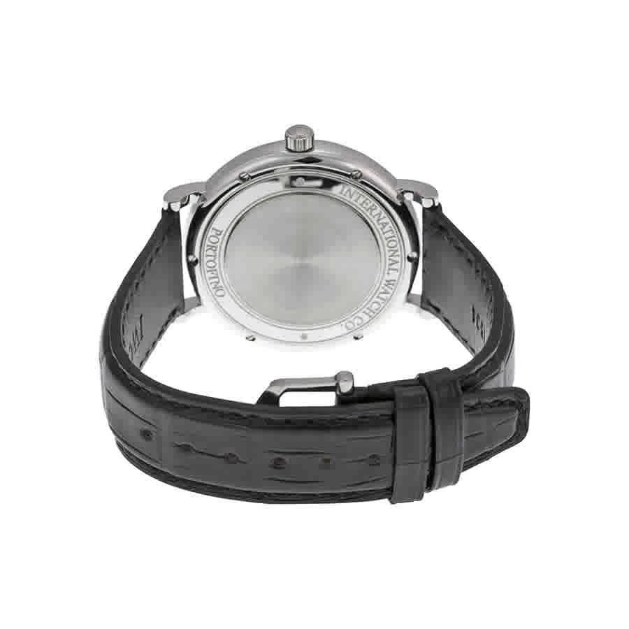 商品IWC Schaffhausen|Portofino Automatic Silver Dial Black Leather Men's Watch 3565-01,价格¥30107,第3张图片详细描述