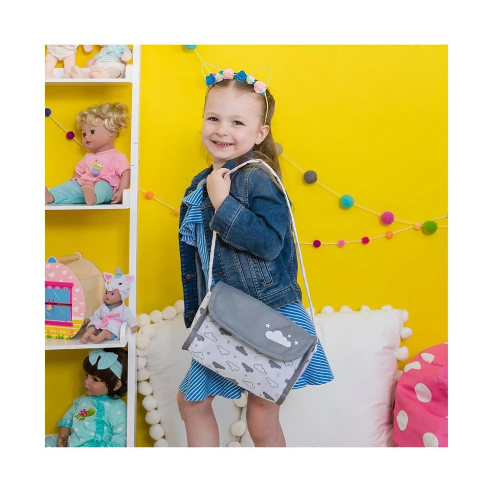 商品Adora|Twinkle Stars Baby Doll Diaper Bag,价格¥150,第3张图片详细描述