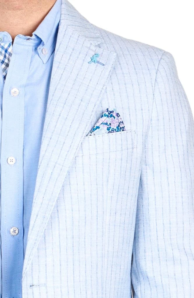 商品TailorByrd|French Blue Striped Sport Coat,价格¥796,第4张图片详细描述