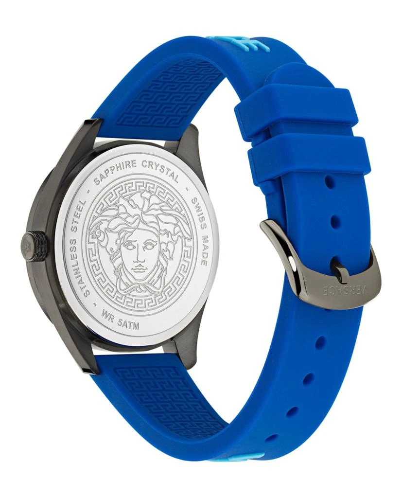 商品Versace|V-Vertical Silicone Watch,价格¥4742,第3张图片详细描述