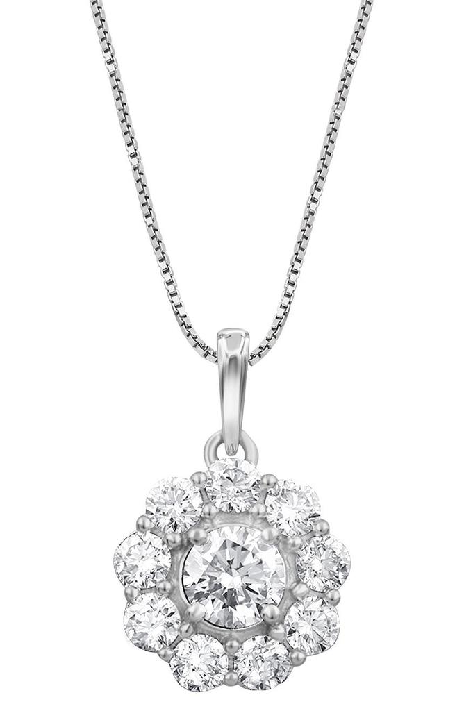 Badgley Mischka 14K White Gold Lab Grown Diamond Necklace - 1.00 ctw商品第1张图片规格展示