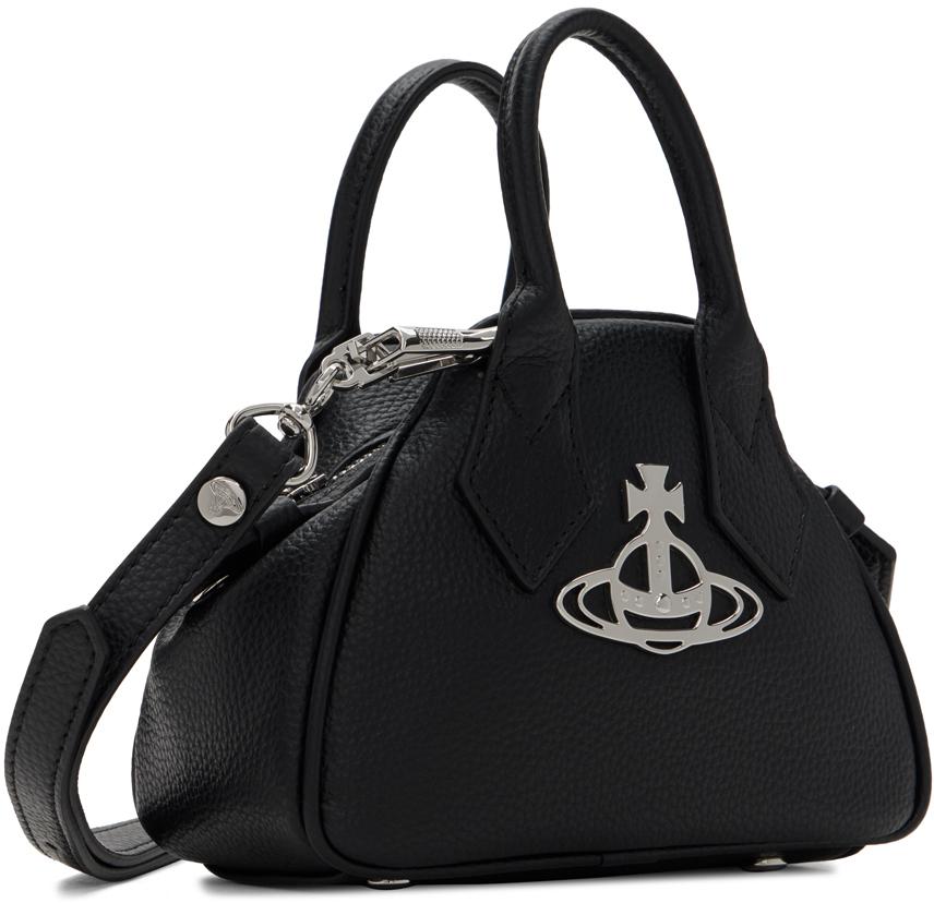 Black Mini Yasmine Top Handle Bag商品第2张图片规格展示