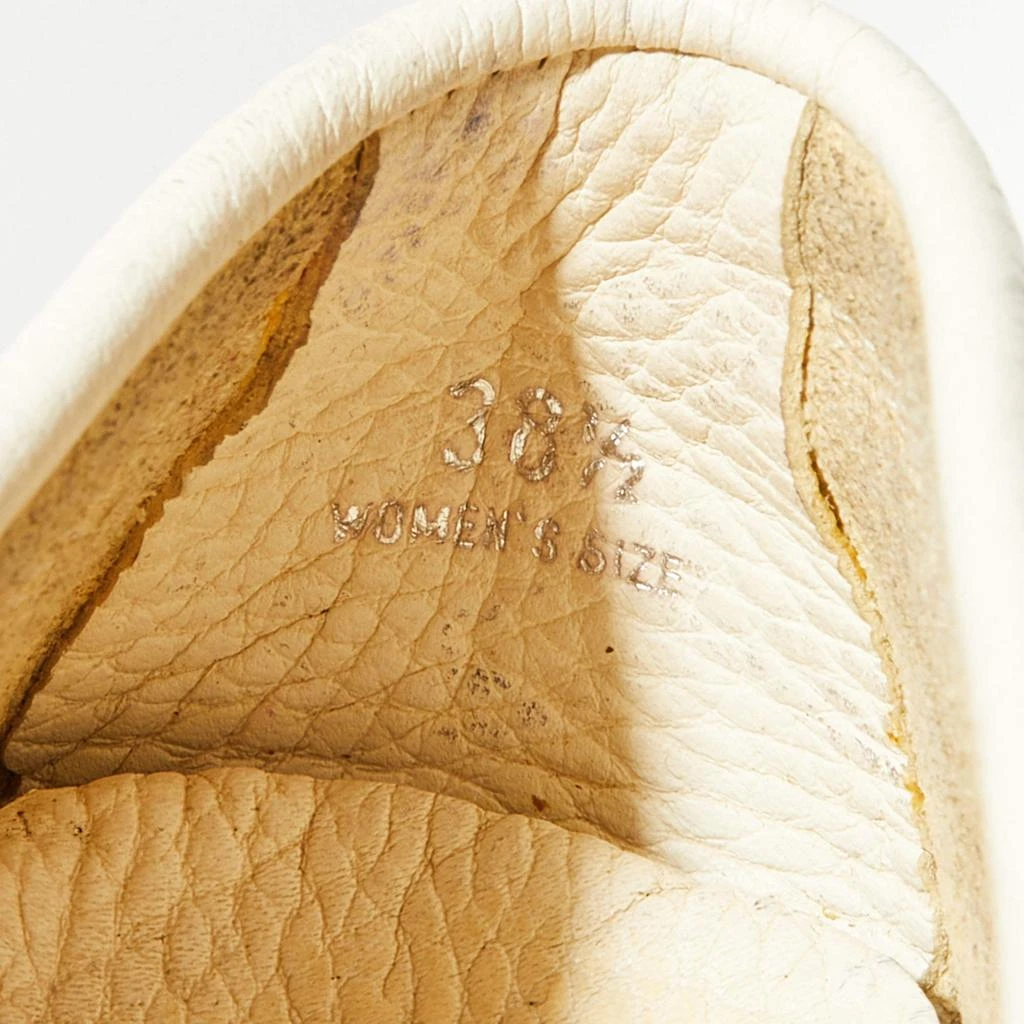 Tod's White Leather Penny Slip On Loafers Size 38.5 商品