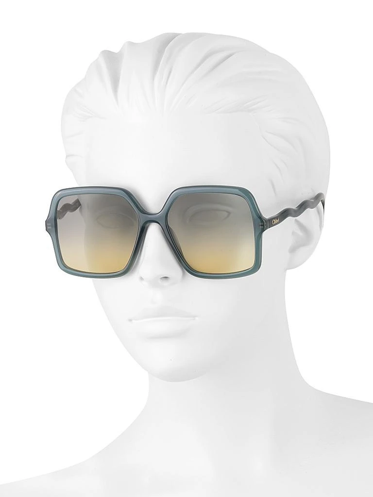 商品Chloé|Zelie 58MM Square Sunglasses,价格¥2692,第4张图片详细描述