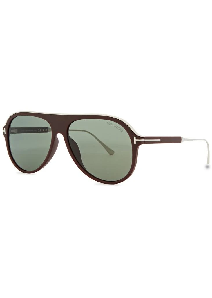 商品Tom Ford|Nicholai aviator-style sunglasses,价格¥2619,第1张图片