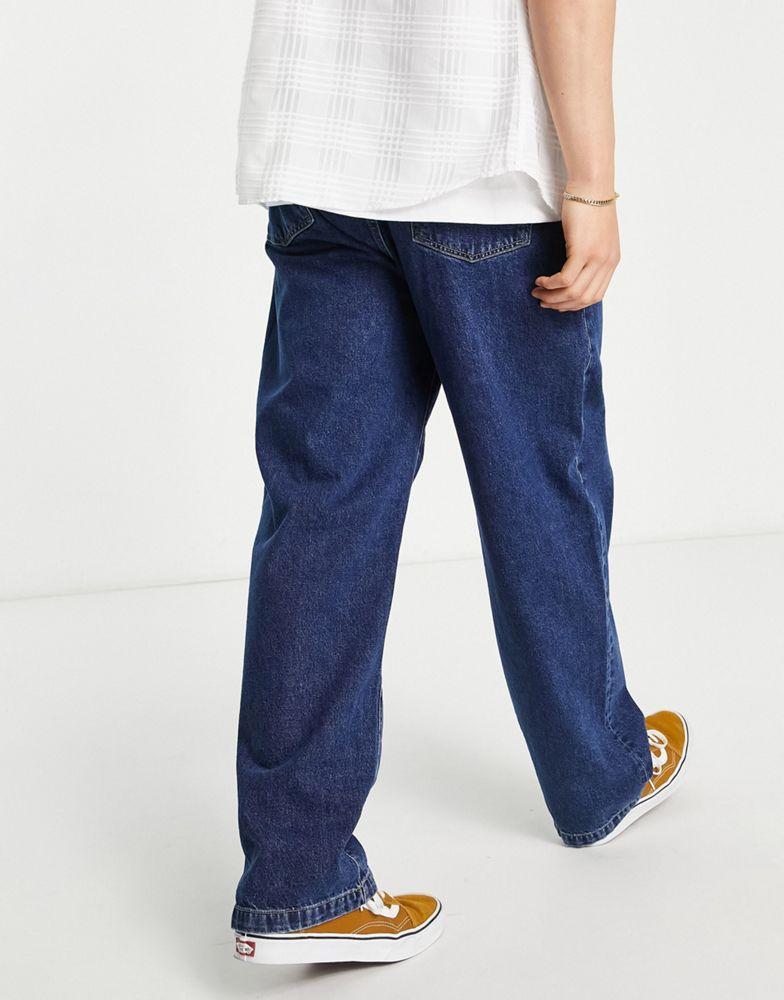 商品Carhartt|Carhartt WIP landon loose tapered fit jeans in blue wash,价格¥780,第4张图片详细描述