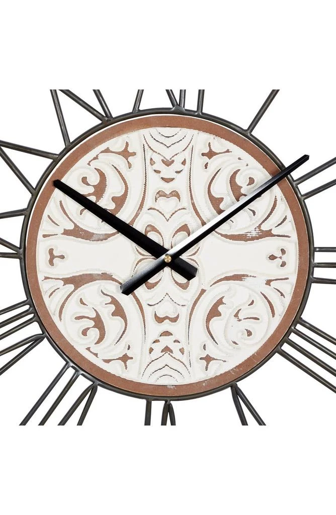 商品SONOMA SAGE HOME|White MDF Farmhouse Wall Clock,价格¥1112,第3张图片详细描述