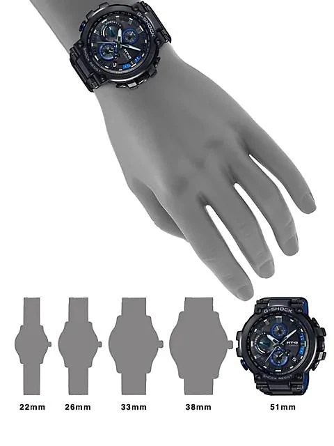 商品G-Shock|Stainless Steel Chronograph 腕表,价格¥8233,第2张图片详细描述