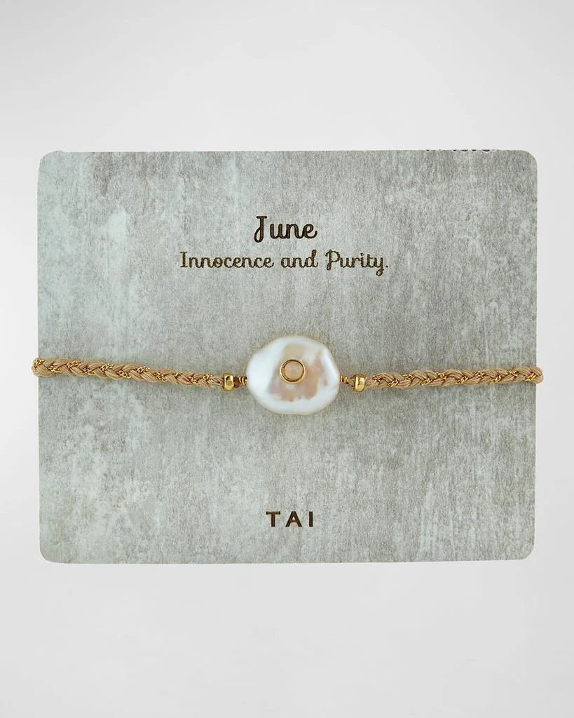 商品Tai|Baroque Pearl Handmade Birthstone Bracelet,价格¥613,第1张图片
