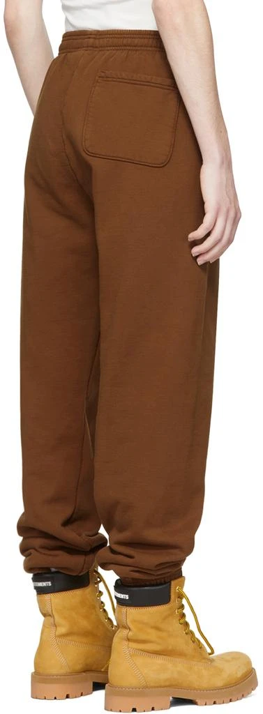 商品Drew House|SSENSE Exclusive Brown Cartoon Font Lounge Pants,价格¥571,第3张图片详细描述