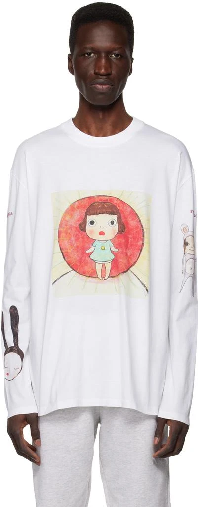 商品Stella McCartney|白色 Lonesome Puppy 长袖 T 恤,价格¥2262,第1张图片