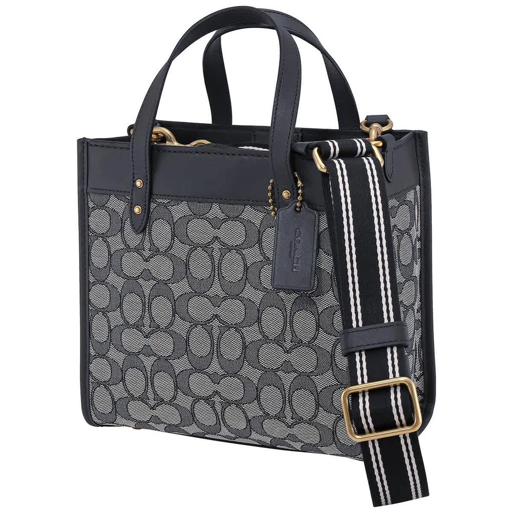 商品Coach|Coach Signature Jacquard Field Tote 22 - Navy Midnight,价格¥2183,第3张图片详细描述