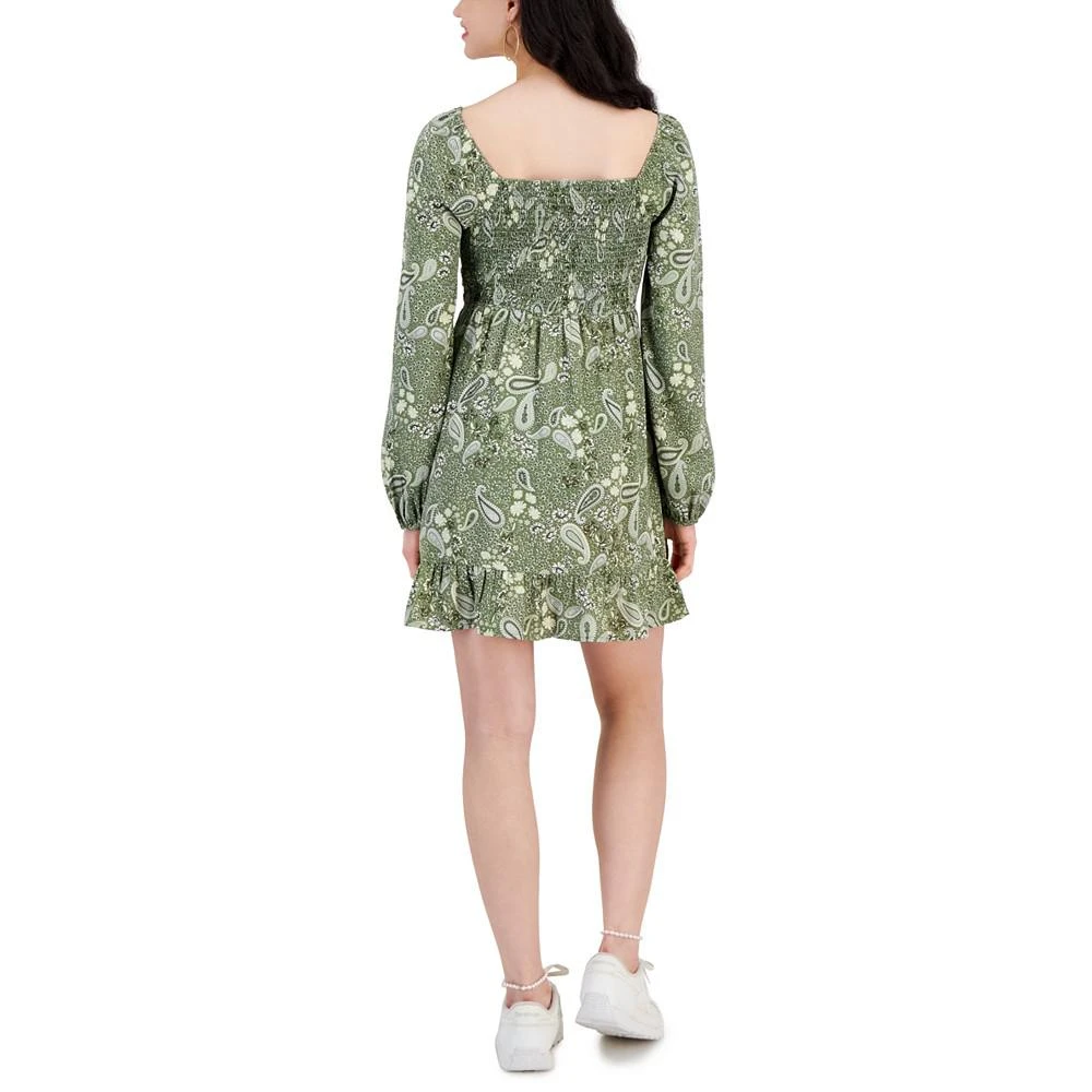 商品Planet Gold|Juniors' Lace-Trim Ruffled-Hem Dress,价格¥109,第2张图片详细描述