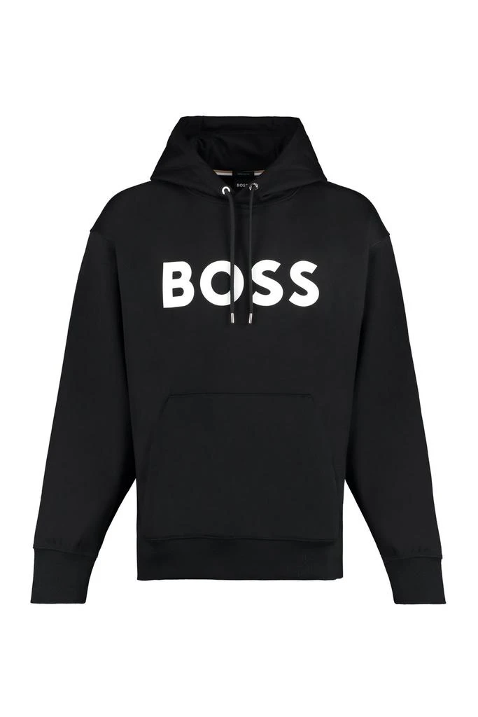 商品Hugo Boss|Boss Hugo Boss Logo Printed Drawstring Hoodie,价格¥1369,第1张图片