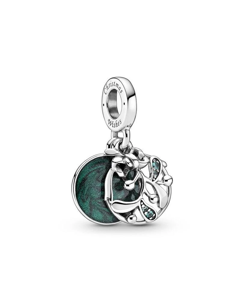 商品PANDORA|Pandora Silver CZ Mistletoe Charm,价格¥215,第1张图片