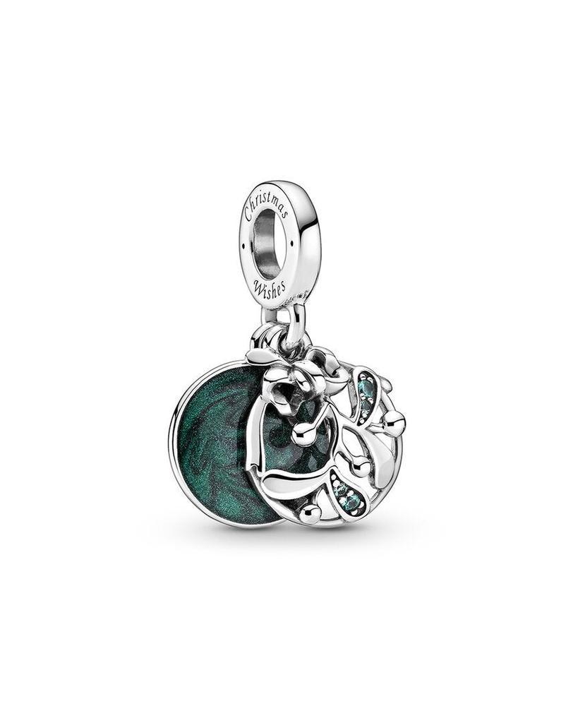 商品PANDORA|Pandora Silver CZ Mistletoe Charm,价格¥209,第1张图片