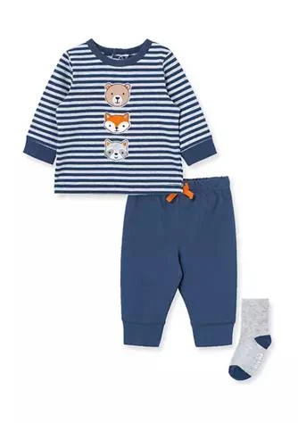 商品Little Me|Me Baby Boys Woodland Jogger Set,价格¥126,第1张图片