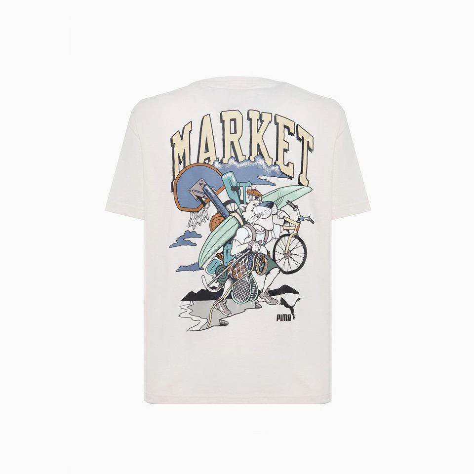 商品Puma|Puma X Market Graphic Printed Crewneck T-Shirt,价格¥282,第2张图片详细描述