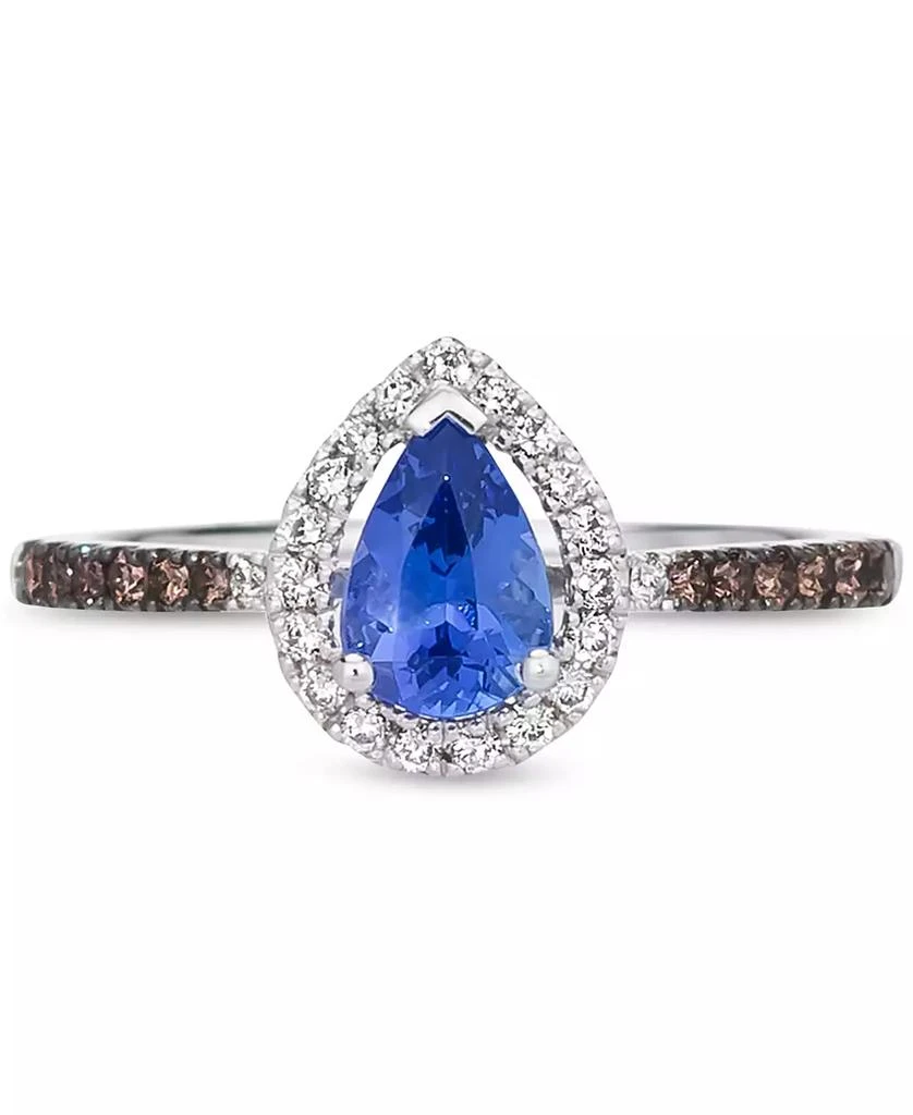 商品Le Vian|Blueberry Tanzanite (1/2 ct. t.w.) & Diamond (1/3 ct. t.w.) Ring in 14k White Gold,价格¥16584,第5张图片详细描述