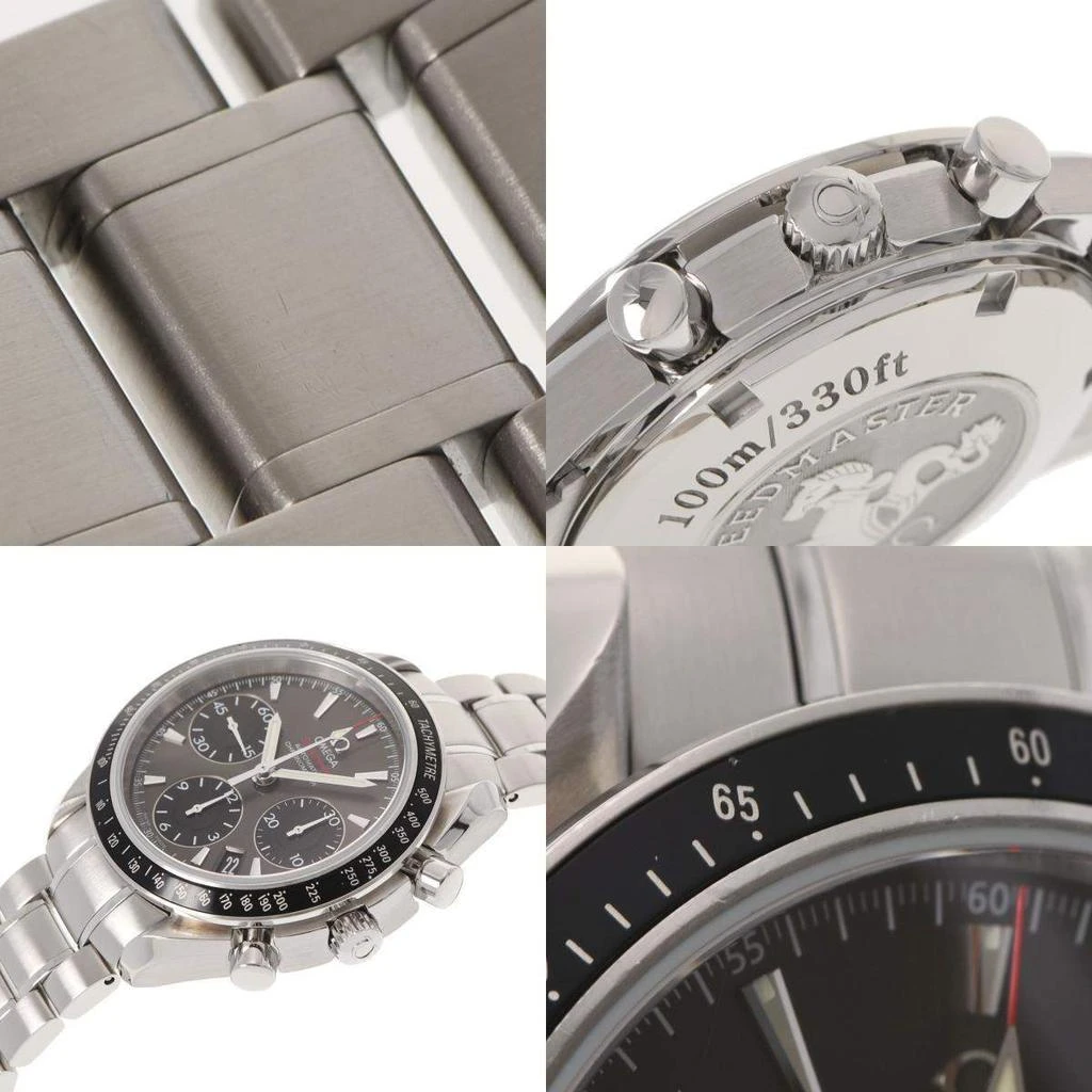 Omega Grey Stainless Steel Speedmaster Date 323.30.40.40.06.001 Men's Wristwatch 40 mm 商品