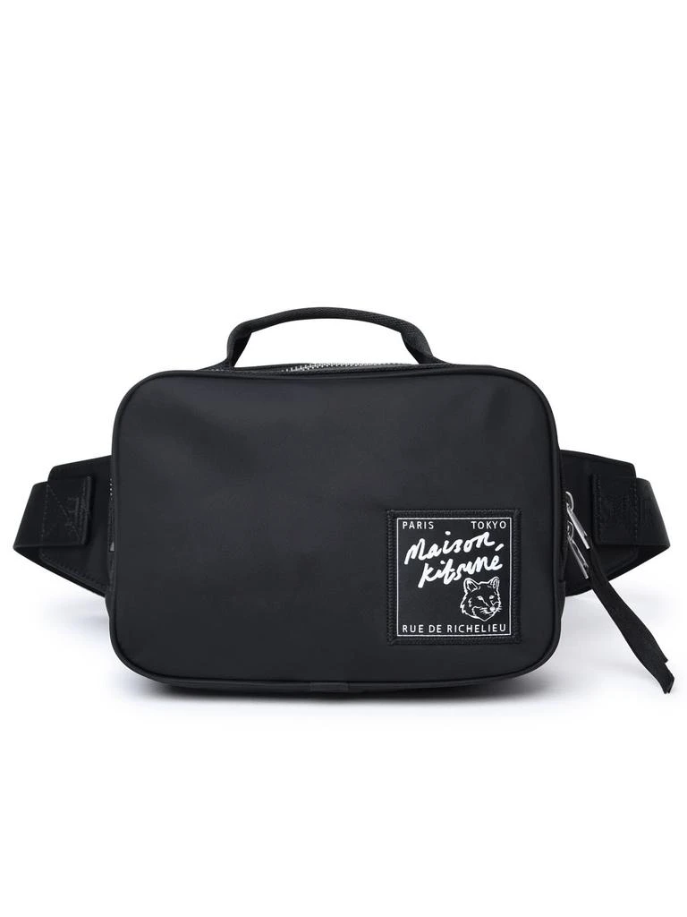 商品Maison Kitsune|Black Polyamide Fanny Pack,价格¥1512,第1张图片