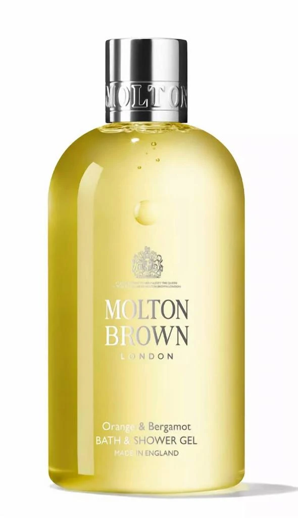 商品Molton Brown|Orange & Bergamot Bath & Shower Gel 10 Fl Oz In Yellow,价格¥231,第1张图片