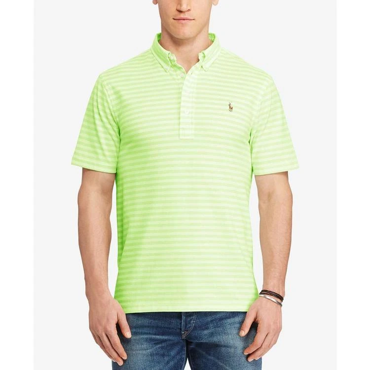 商品Ralph Lauren|Men's Big & Tall Hampton Striped Polo,价格¥301,第2张图片详细描述