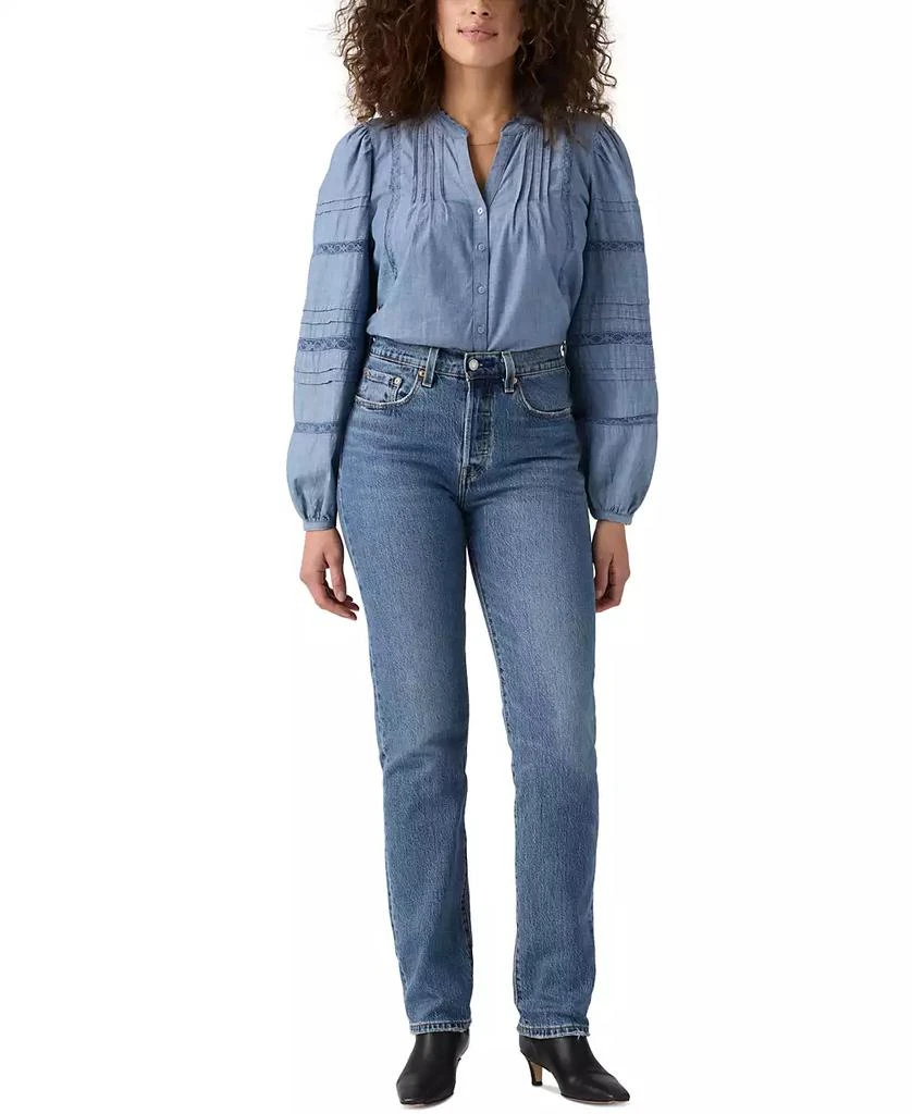商品Levi's|Women's 501 Original-Fit Straight-Leg Jeans,价格¥421,第1张图片