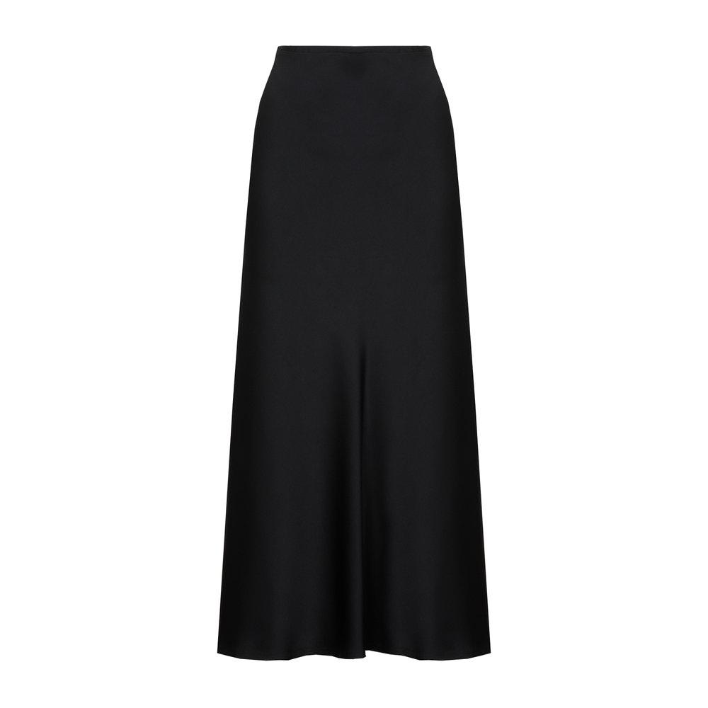 Maison Margiela High Waist Satin Midi Skirt商品第1张图片规格展示