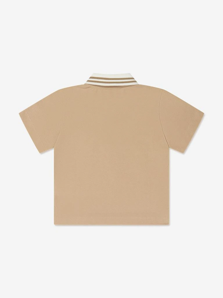 商品Fendi|Fendi Boys FF Logo Polo Shirt in Beige,价格¥1418,第2张图片详细描述