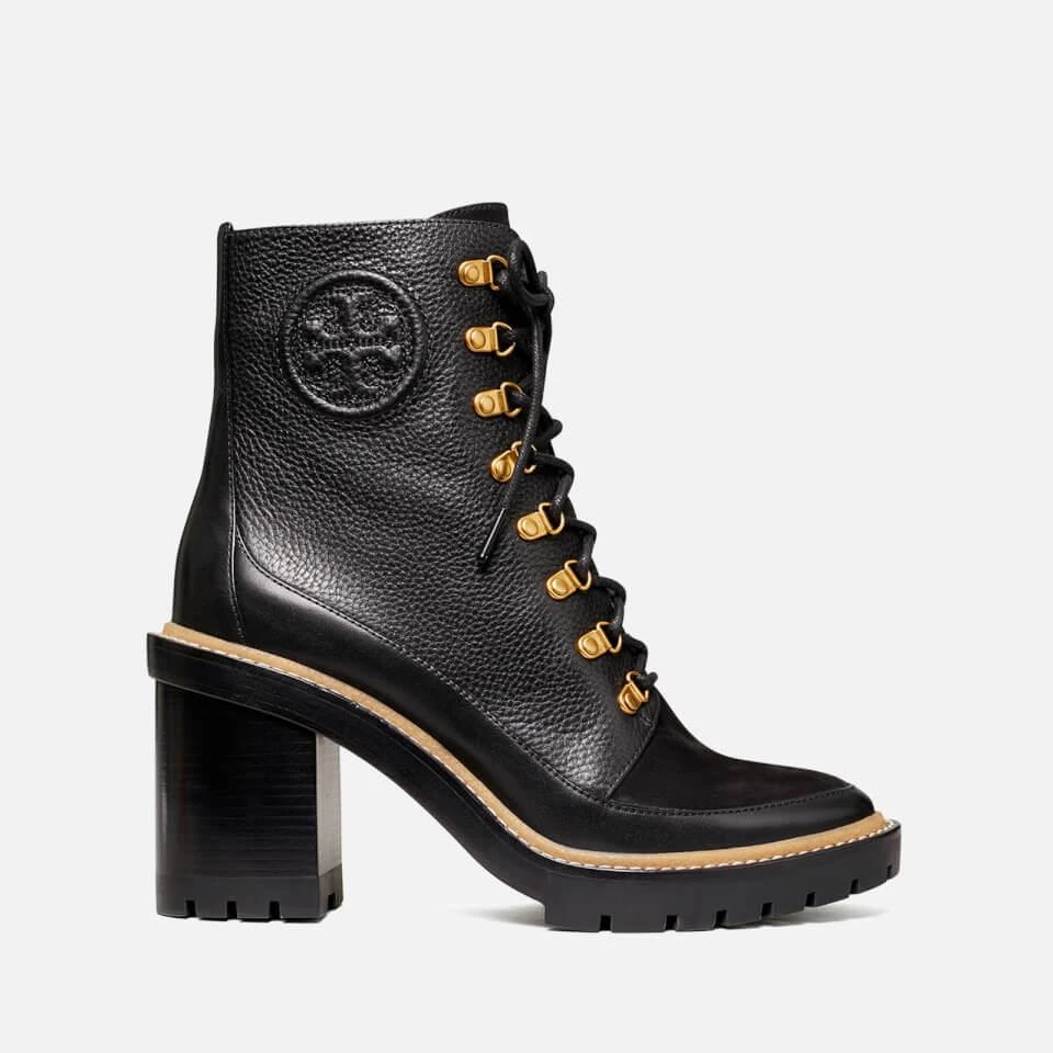 商品Tory Burch|TORY BURCH MILLER LEATHER HEELED ANKLE BOOTS,价格¥2331,第1张图片