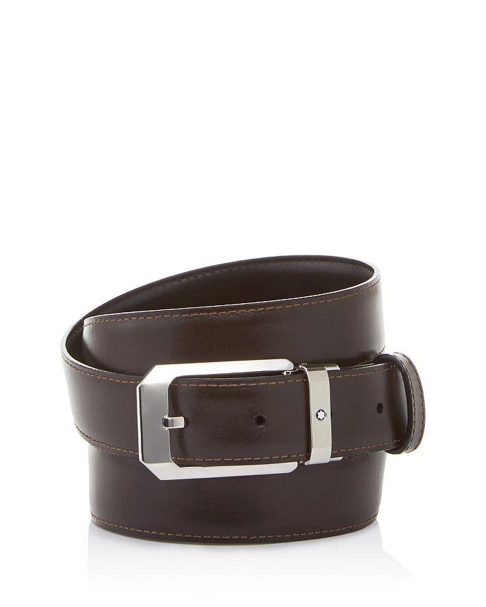 商品MontBlanc|Men's Classic Reversible Leather Belt,价格¥2843,第2张图片详细描述