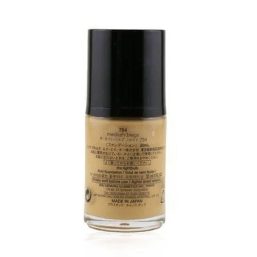 商品Shu Uemura|Ladies The Lightbulb Fluid Foundation SPF 25 1 oz # 754 Medium Beige Makeup 4935421663595,价格¥261,第2张图片详细描述