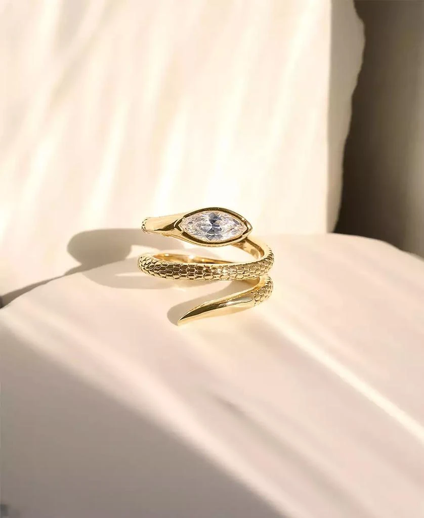 商品Ettika Jewelry|Marquise Crystal Coiled Ring,价格¥368,第2张图片详细描述