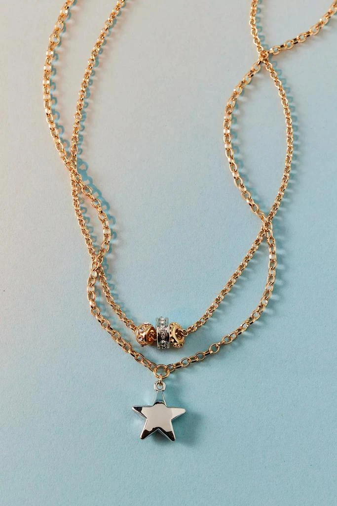 商品Urban Outfitters|Bristol Pendant Layering Necklace Set,价格¥150,第3张图片详细描述